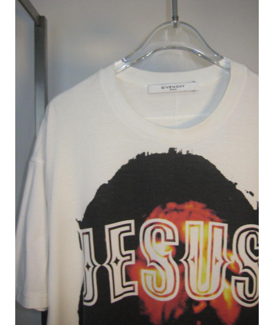 GIVENCHY Белая хлопковая футболка, фото 2