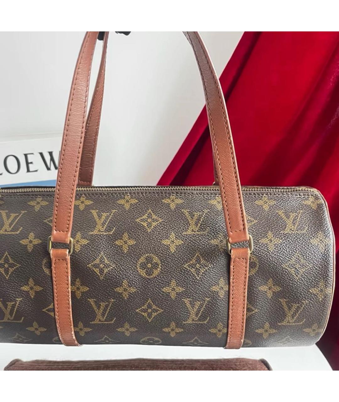LOUIS VUITTON Коричневая сумка через плечо, фото 3