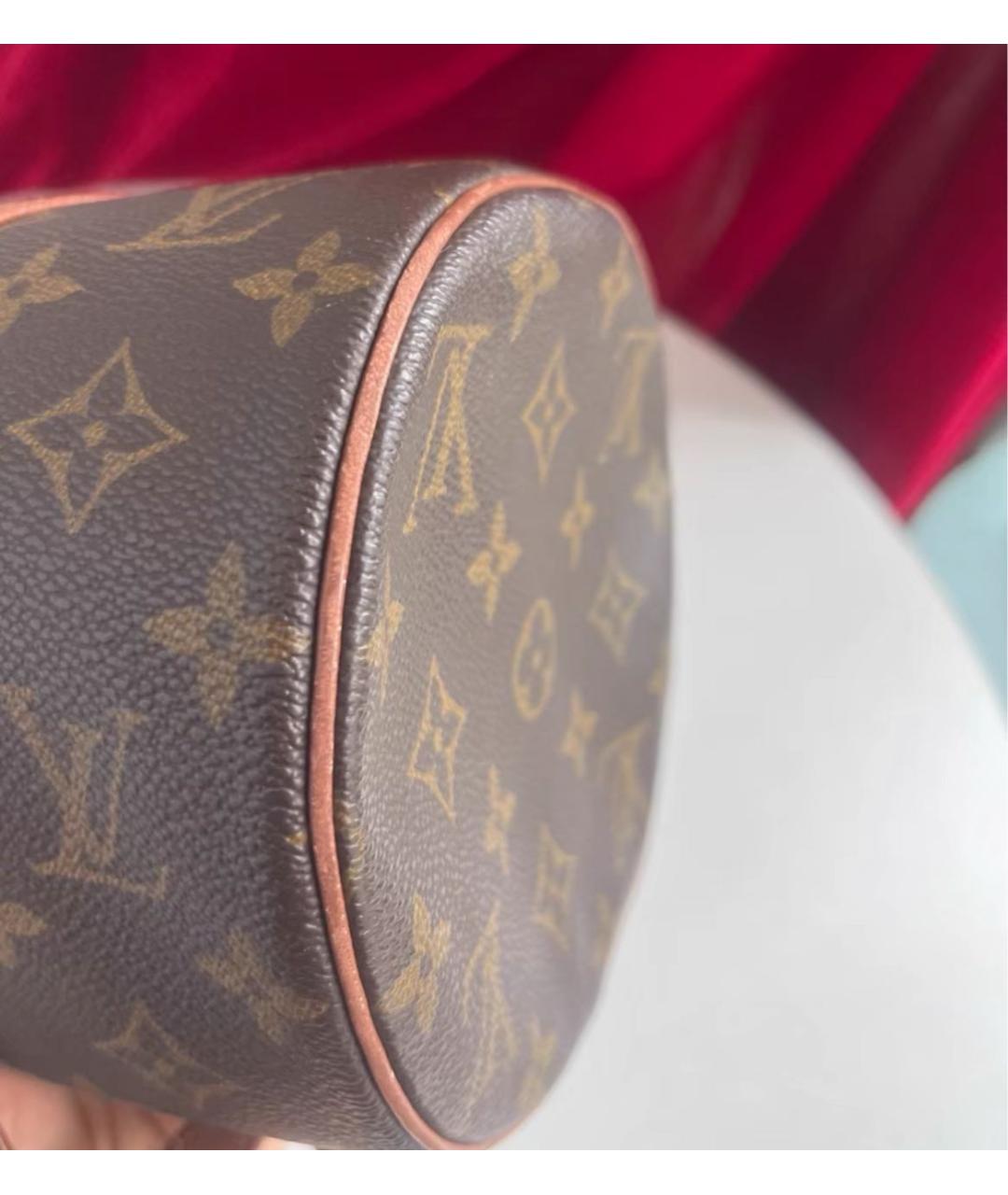 LOUIS VUITTON Коричневая сумка через плечо, фото 6