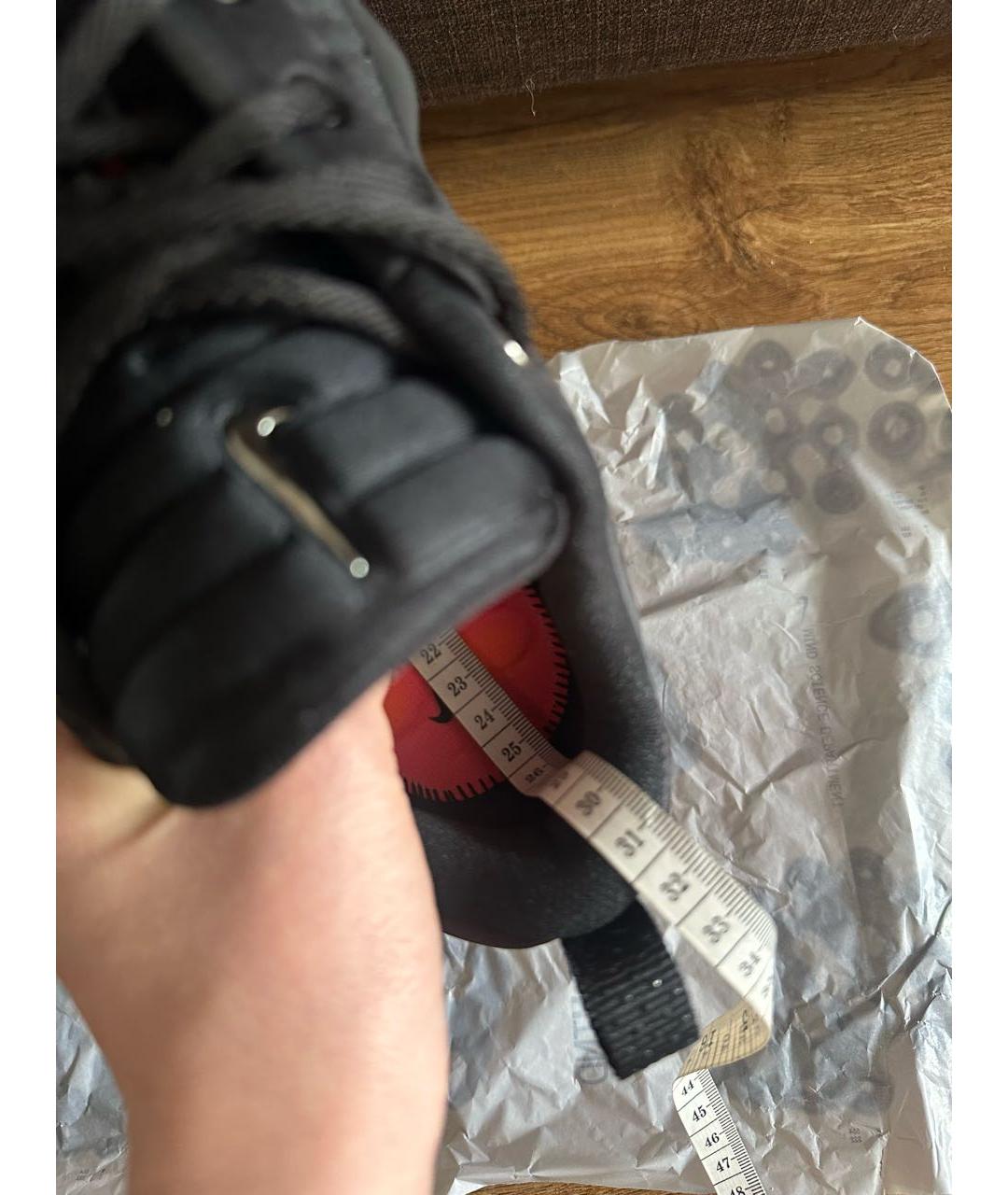 NIKE Черные текстильные кроссовки, фото 6