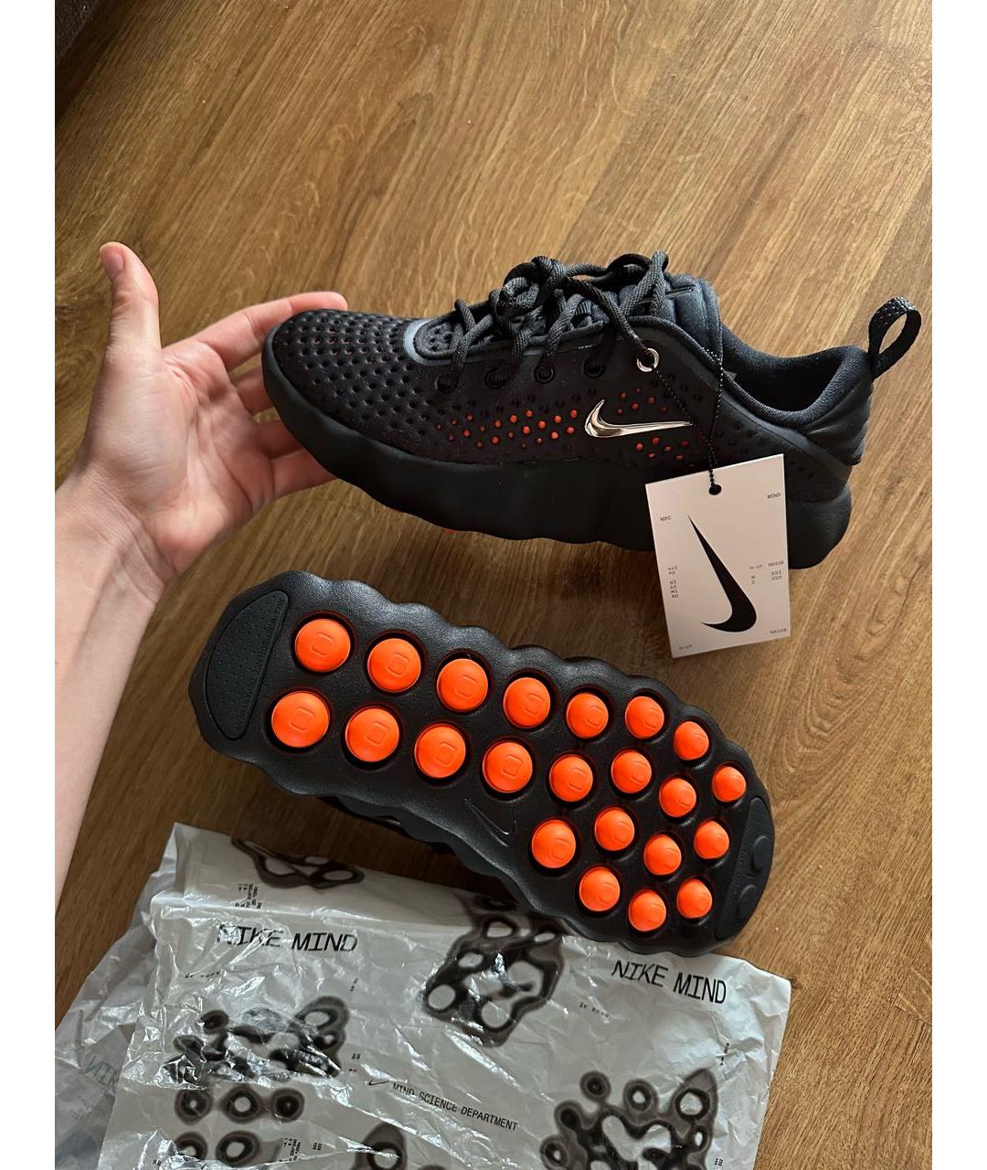 NIKE Черные текстильные кроссовки, фото 7