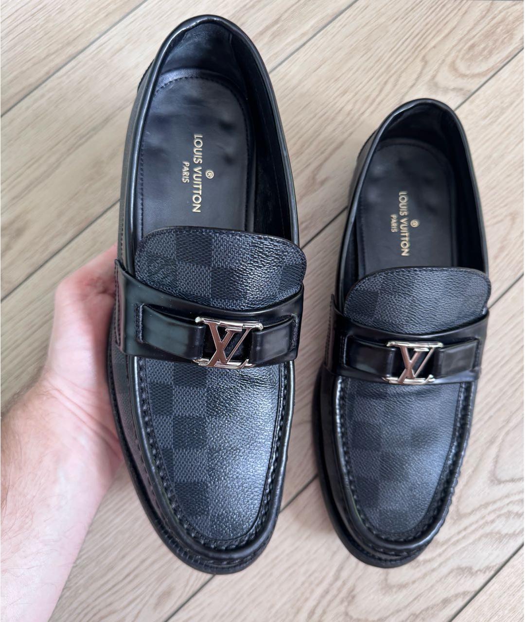 LOUIS VUITTON Черные лоферы, фото 3