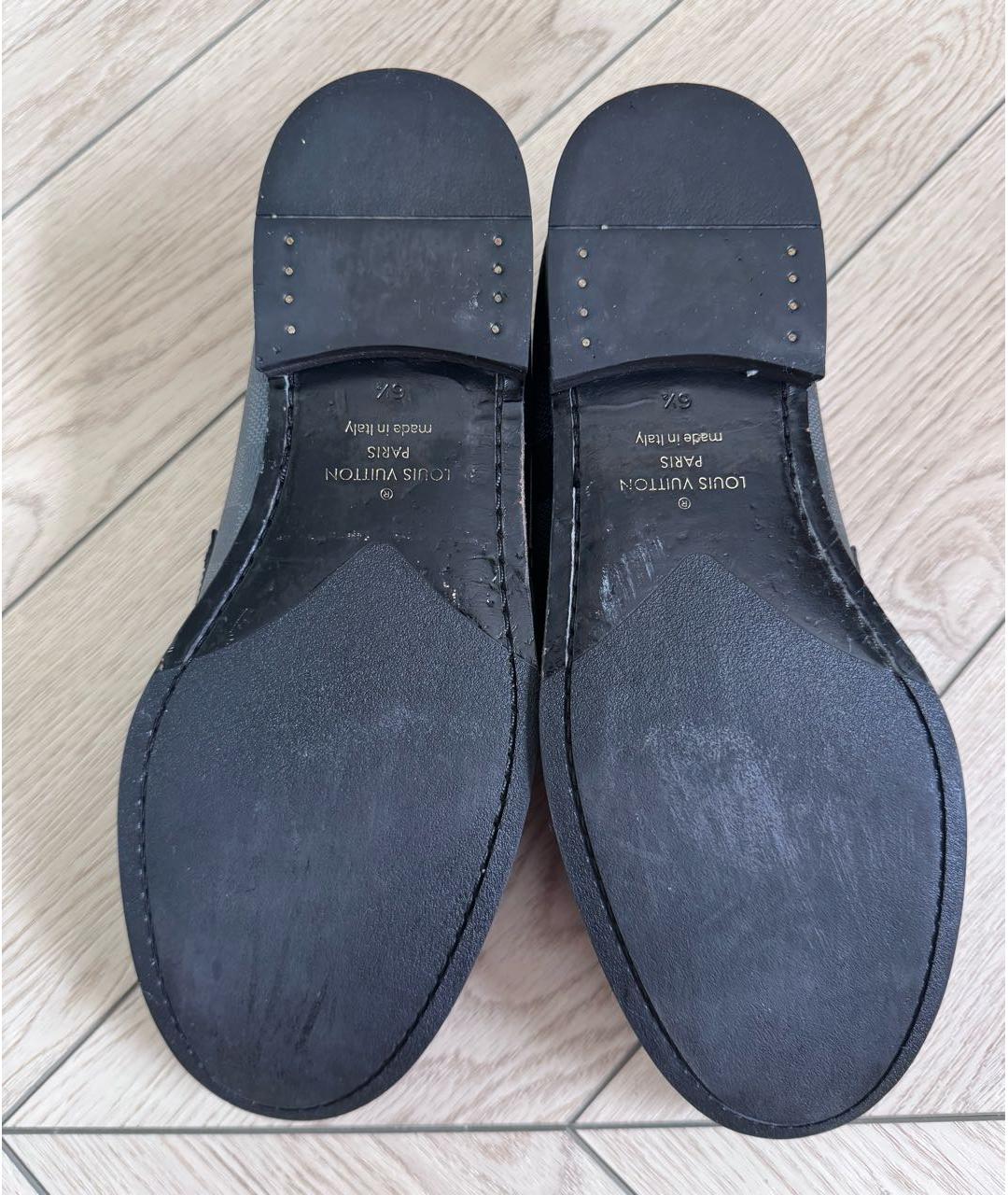 LOUIS VUITTON Черные лоферы, фото 8
