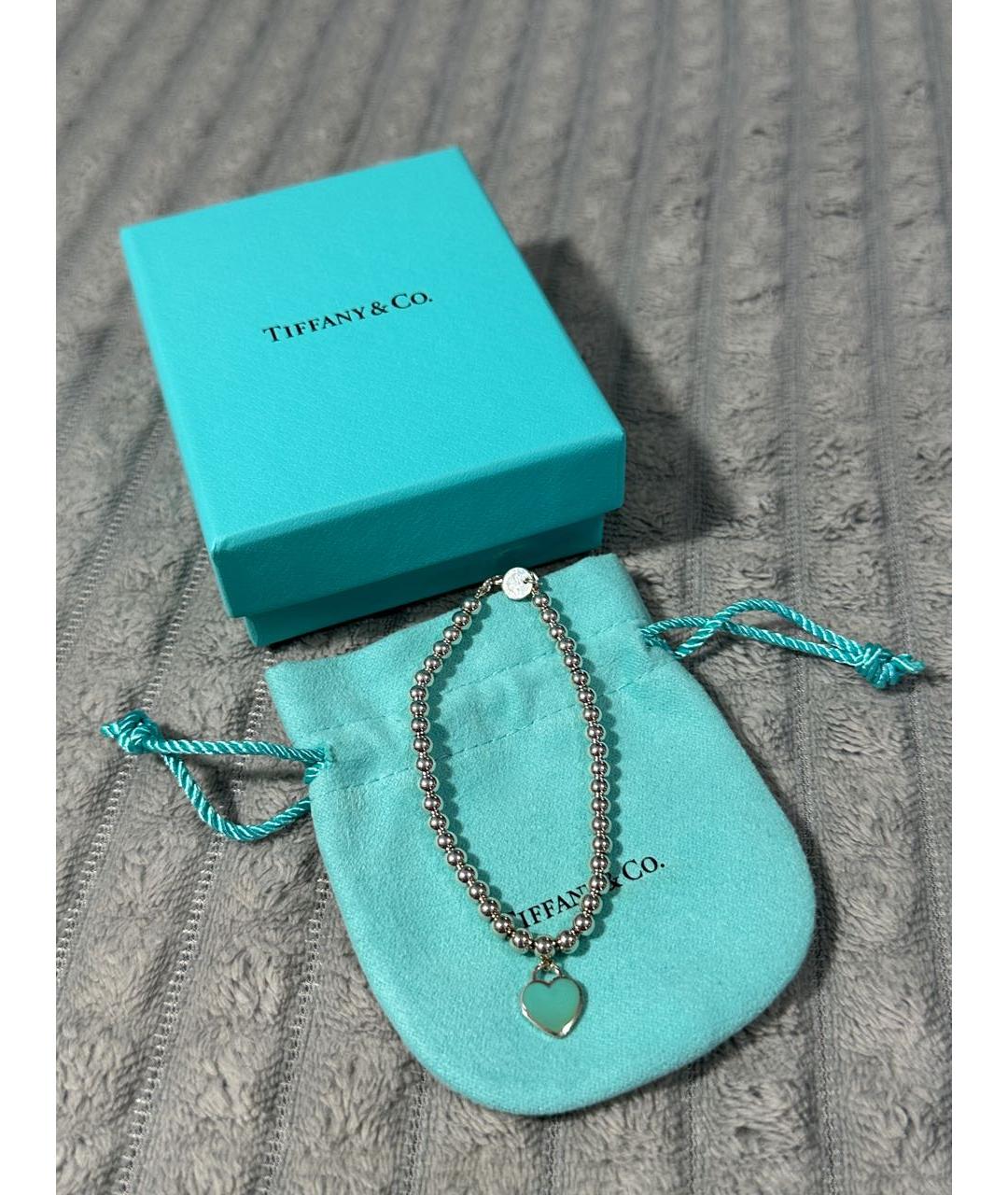 TIFFANY&CO Серебрянный серебряный браслет, фото 2