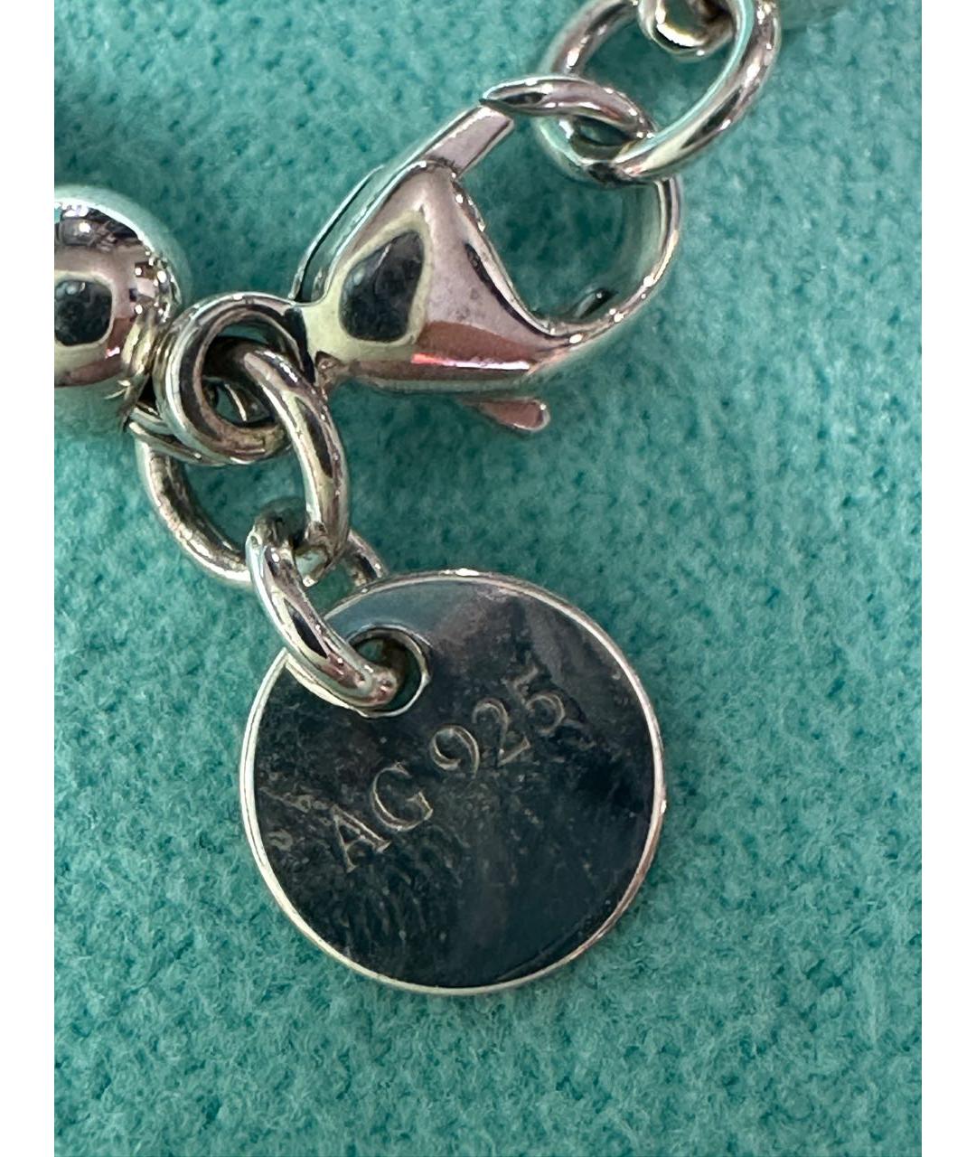 TIFFANY&CO Серебрянный серебряный браслет, фото 5