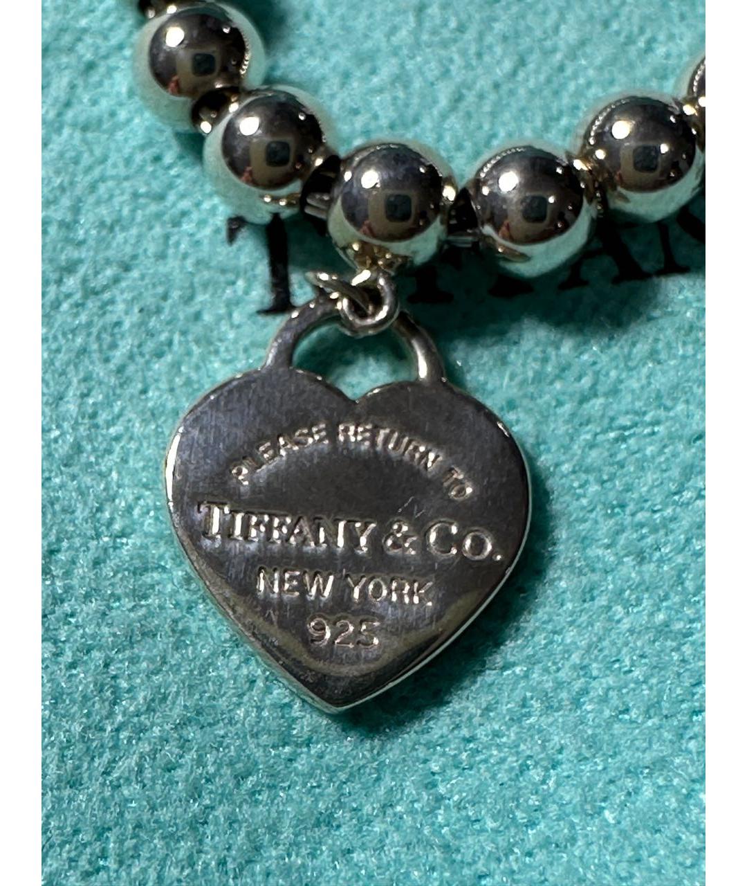 TIFFANY&CO Серебрянный серебряный браслет, фото 4
