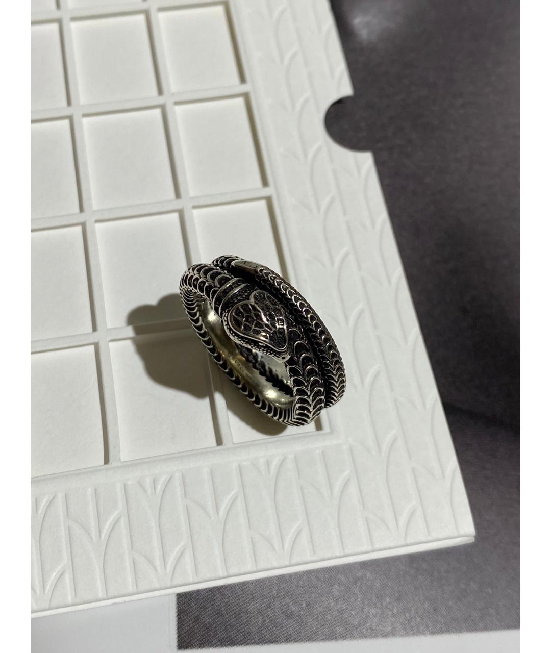 GUCCI Серебряное серебряное кольцо, фото 9