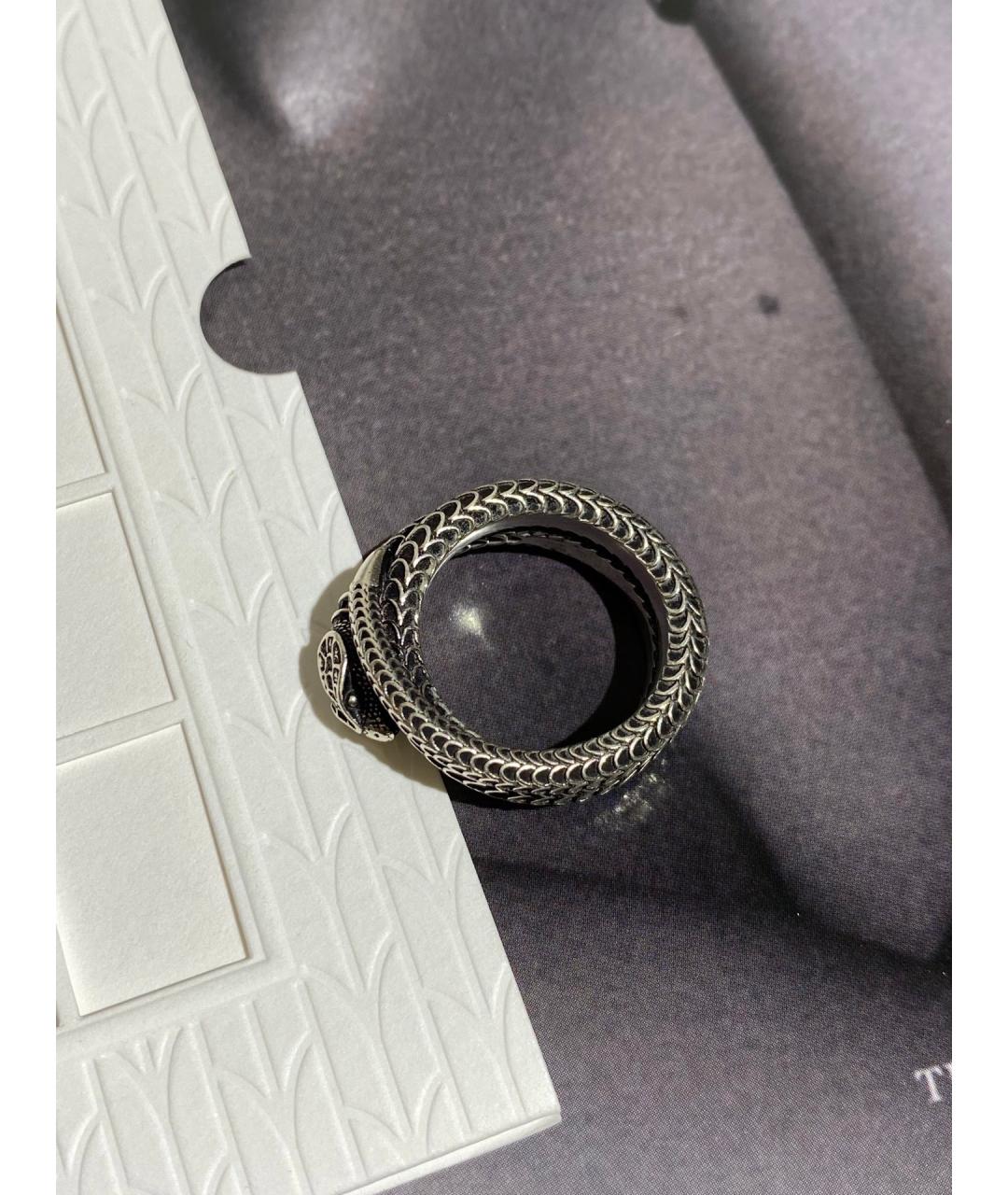 GUCCI Серебряное серебряное кольцо, фото 5