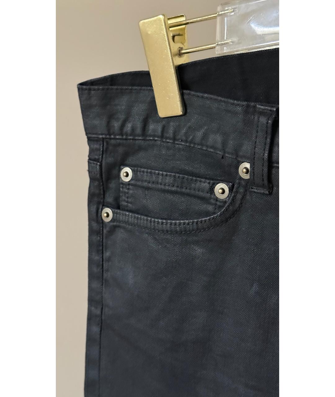 SAINT LAURENT Черные прямые джинсы, фото 4