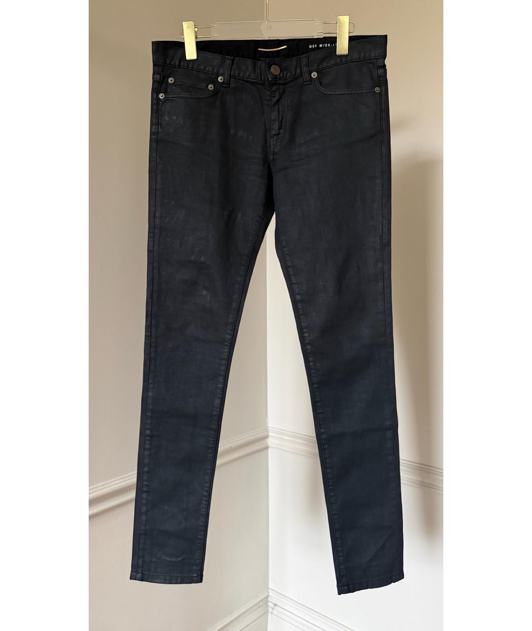 SAINT LAURENT Черные прямые джинсы, фото 8