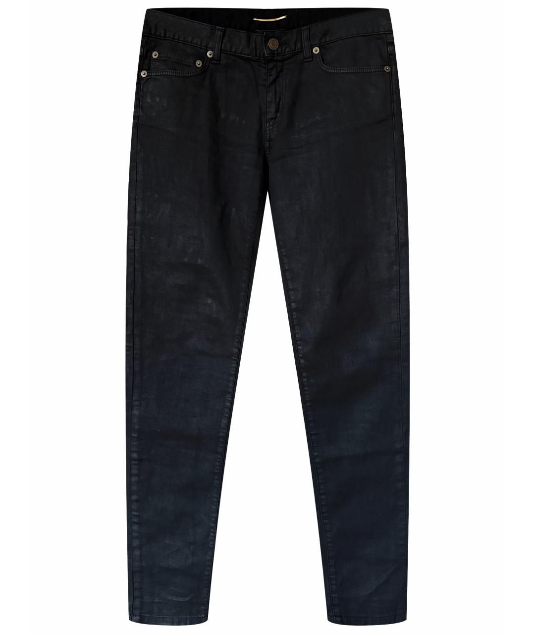 SAINT LAURENT Черные прямые джинсы, фото 1