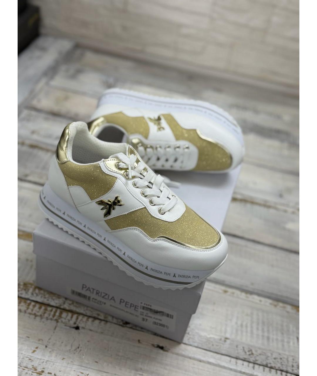 PATRIZIA PEPE Белые кроссовки, фото 7