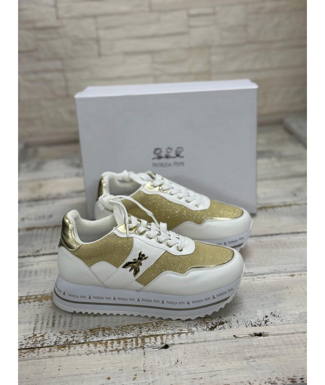PATRIZIA PEPE Белые кроссовки, фото 2