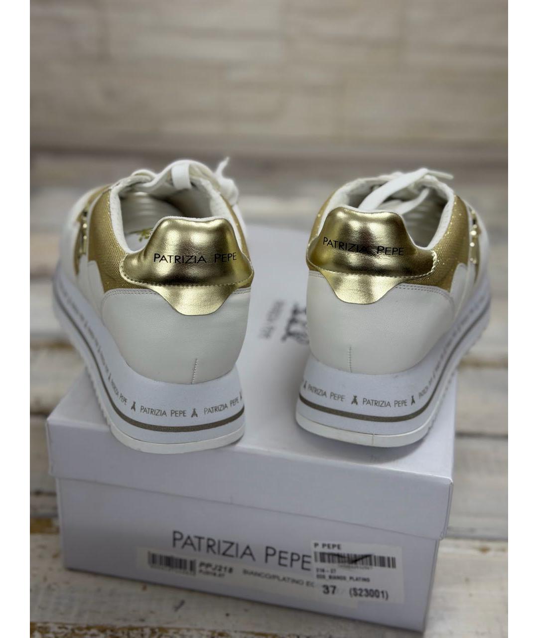 PATRIZIA PEPE Белые кроссовки, фото 5