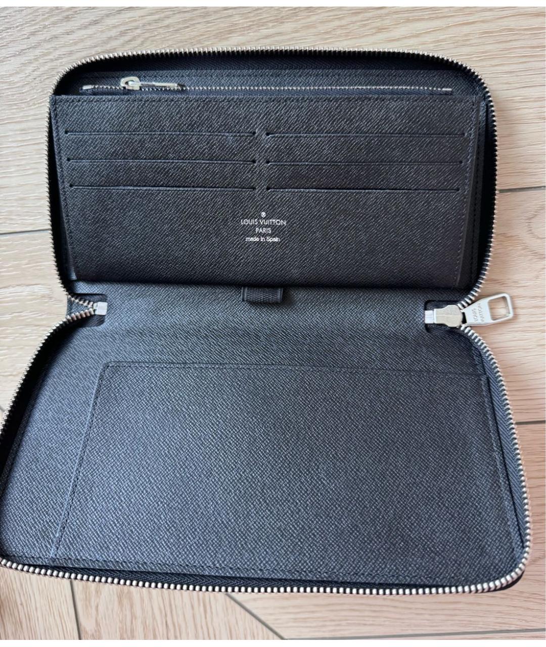 LOUIS VUITTON Черный кошелек, фото 6