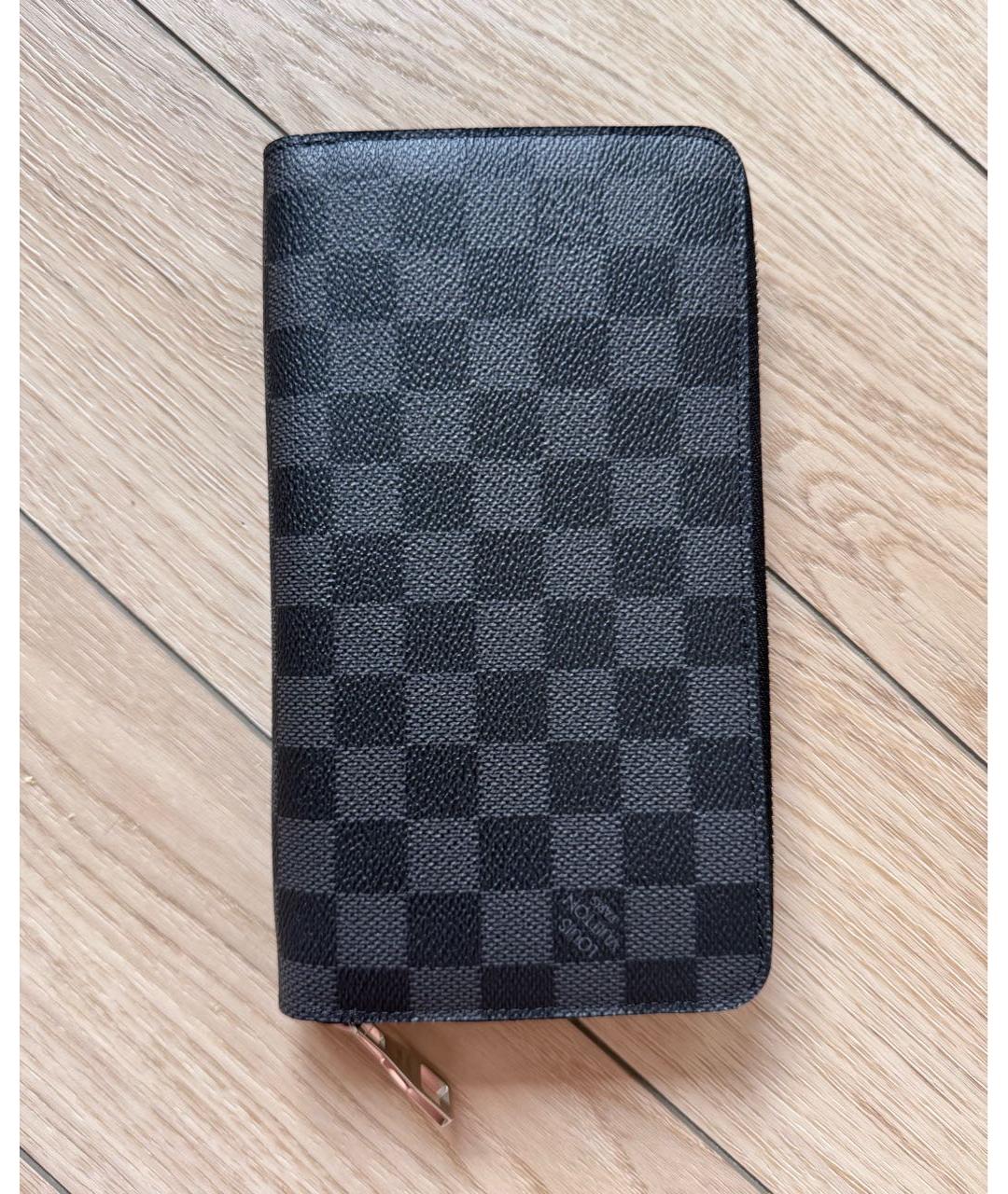 LOUIS VUITTON Черный кошелек, фото 9