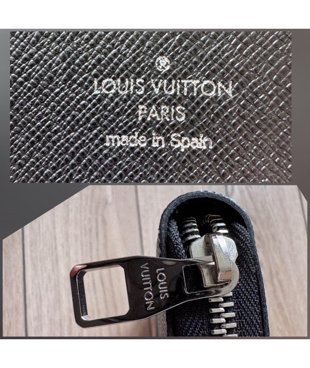 LOUIS VUITTON Черный кошелек, фото 8