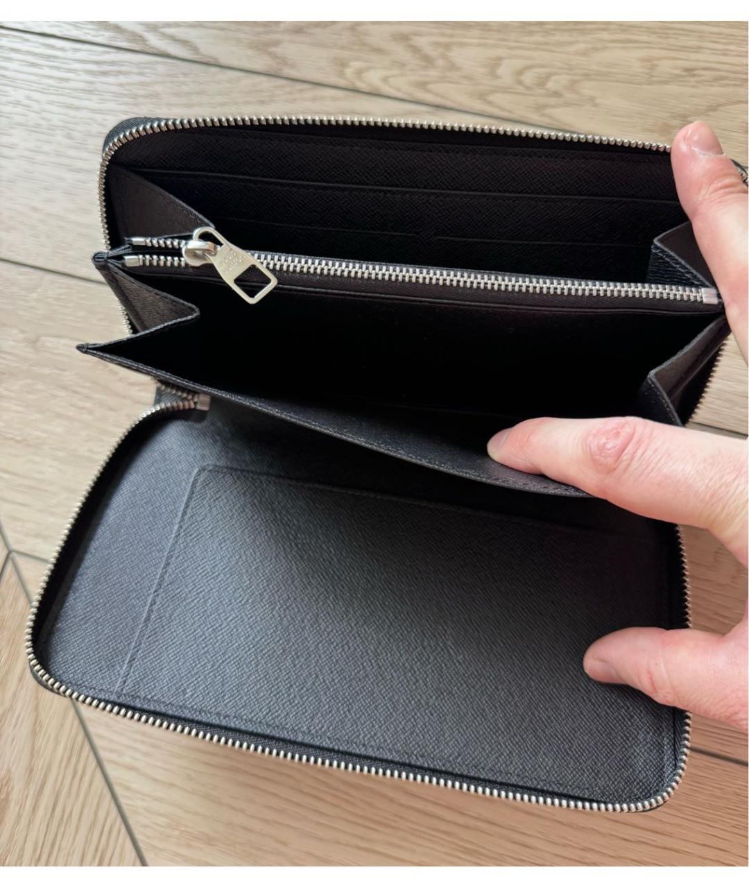 LOUIS VUITTON Черный кошелек, фото 7