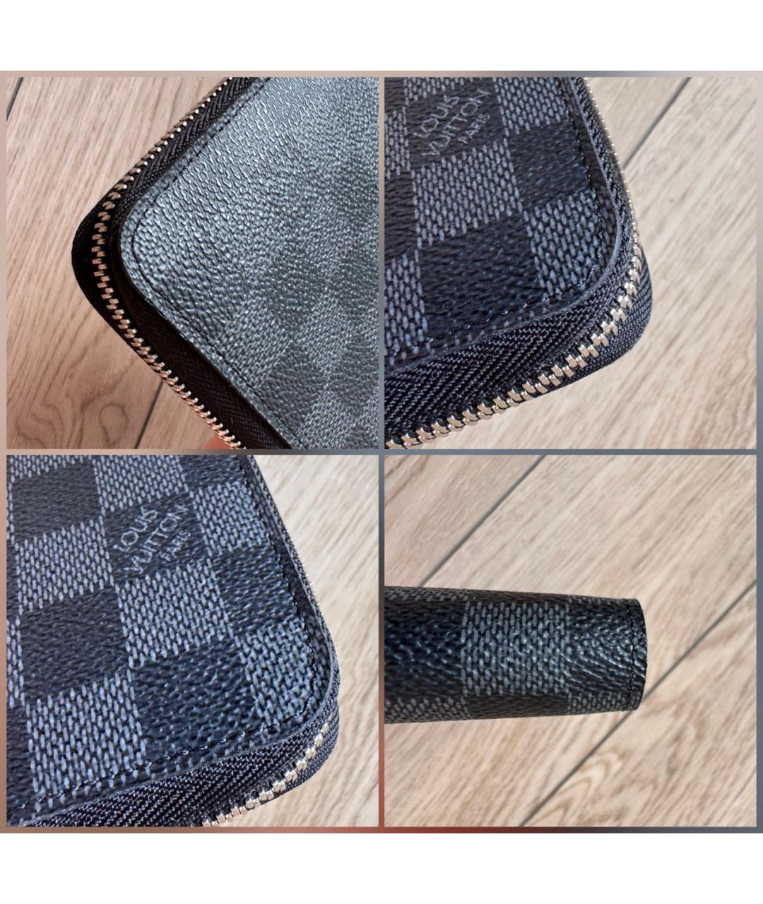 LOUIS VUITTON Черный кошелек, фото 5