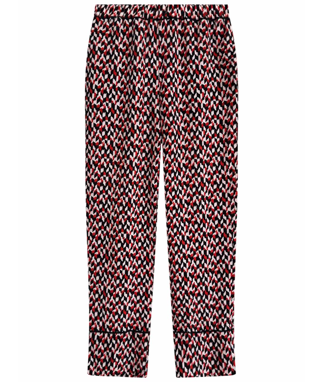 MARNI Мульти шелковые брюки широкие, фото 1