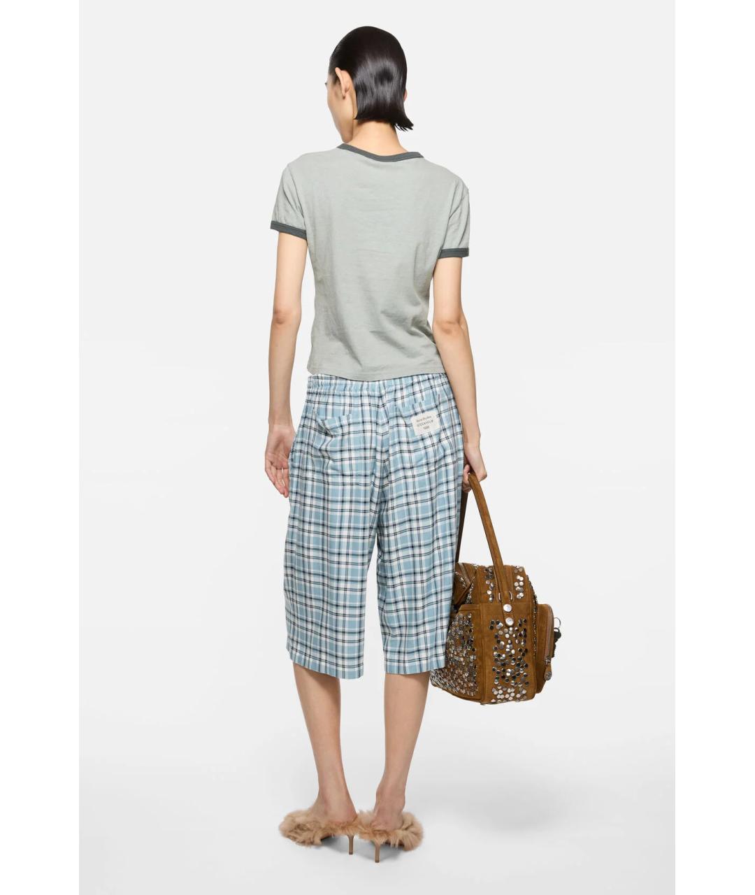 ACNE STUDIOS Серая хлопковая футболка, фото 5