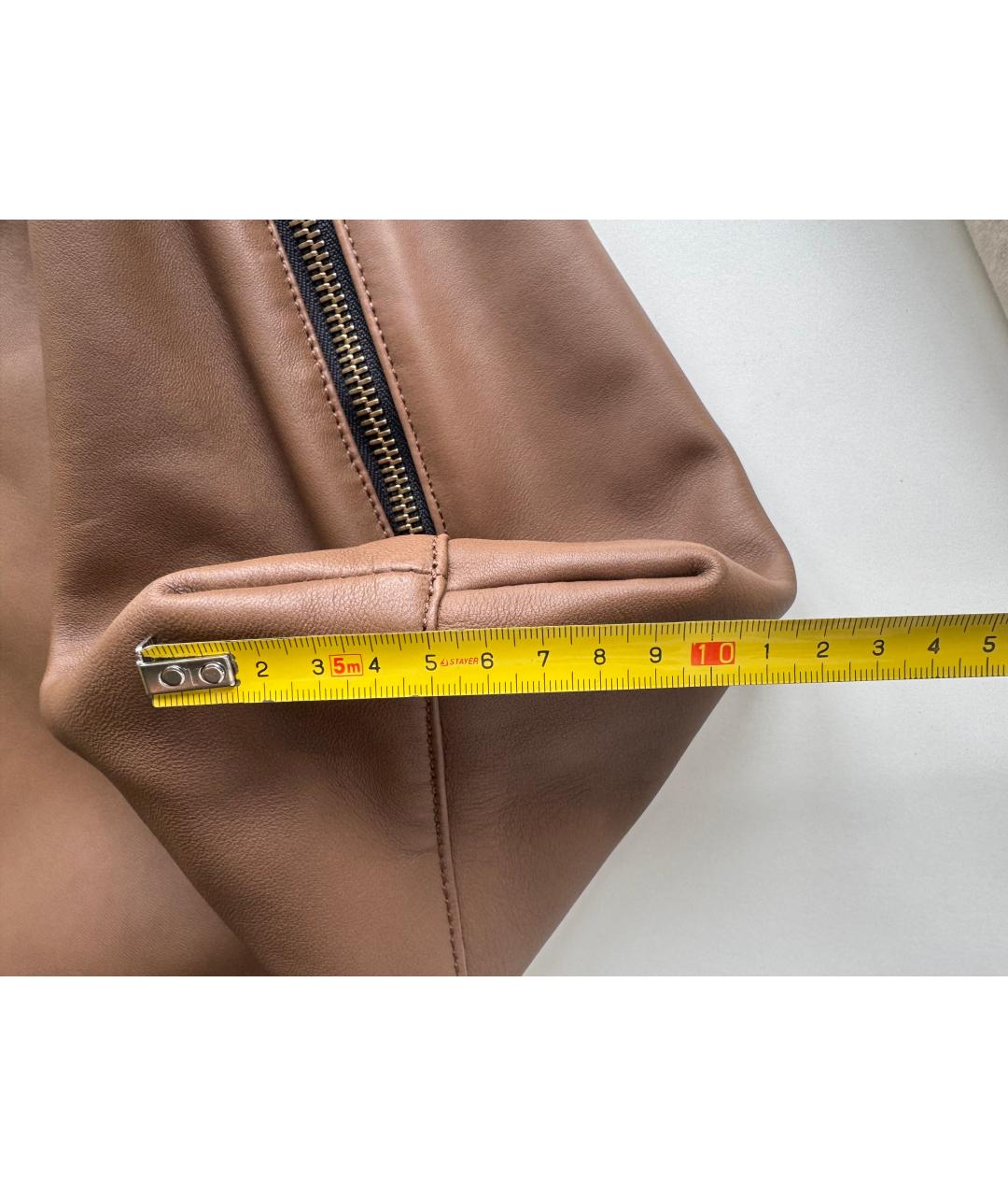 MARNI Коричневая кожаная сумка тоут, фото 9