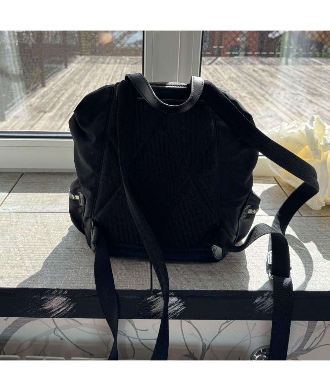 BURBERRY Черный рюкзак, фото 3