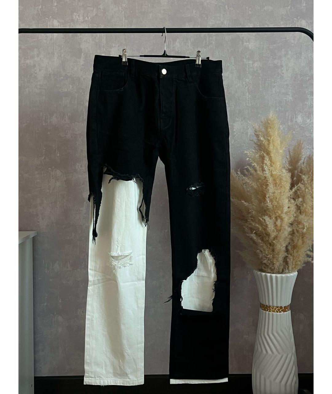 RAF SIMONS Черные джинсы, фото 5