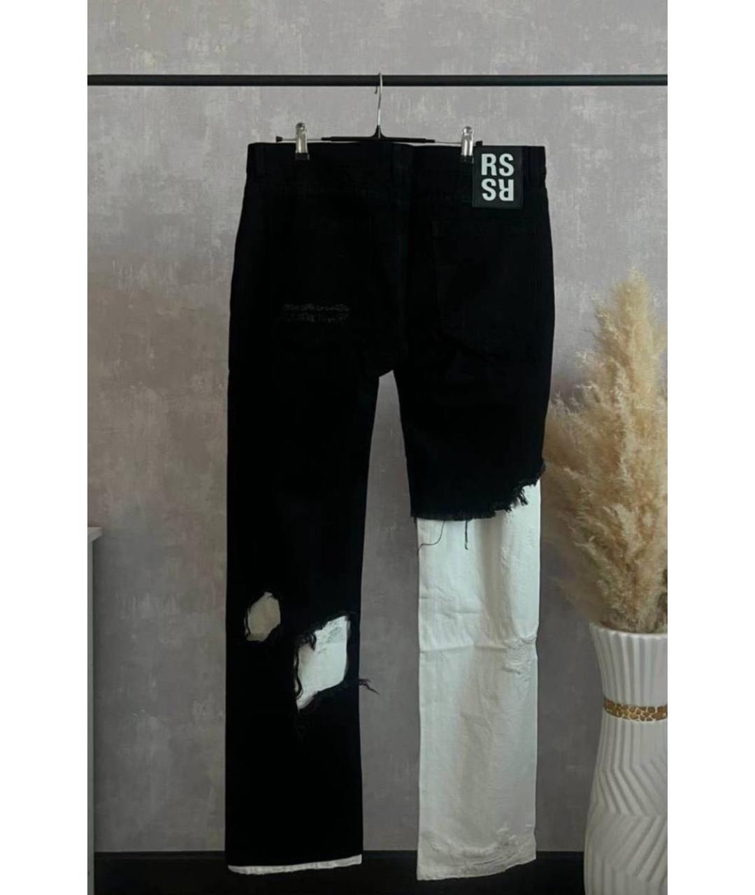 RAF SIMONS Черные джинсы, фото 2