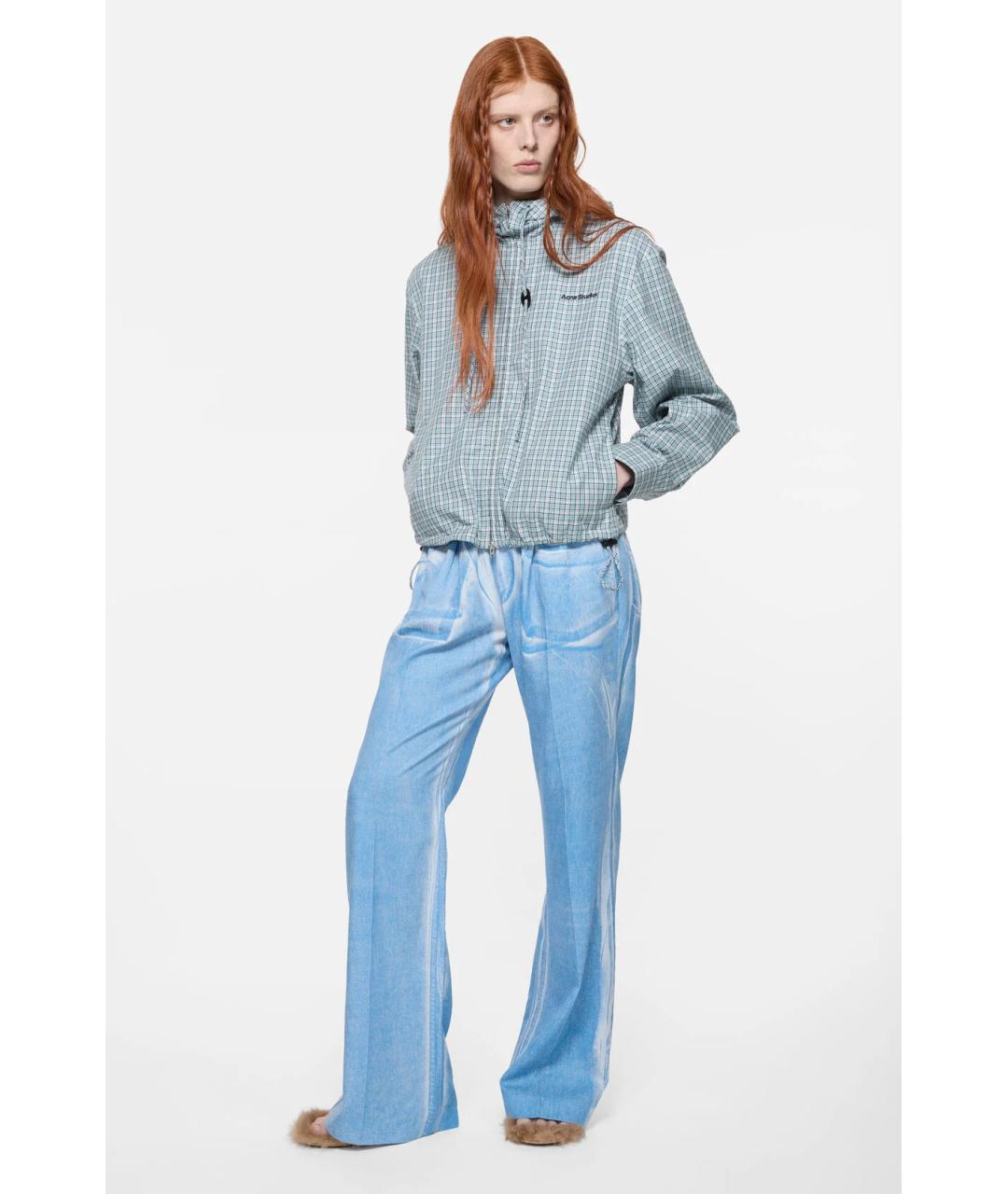 ACNE STUDIOS Голубая хлопковая куртка, фото 5