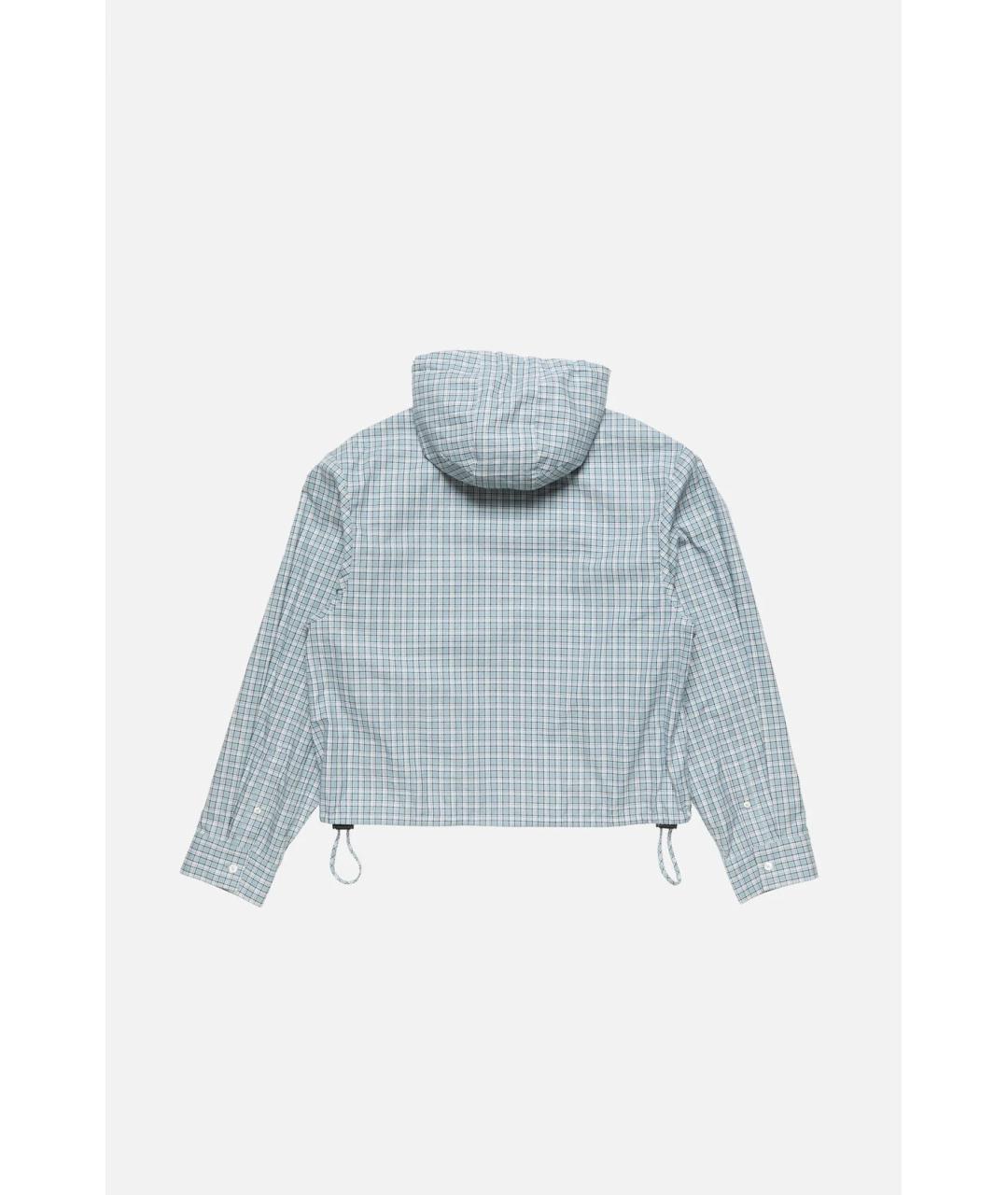 ACNE STUDIOS Голубая хлопковая куртка, фото 2