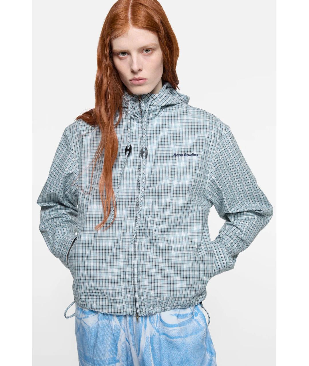 ACNE STUDIOS Голубая хлопковая куртка, фото 4