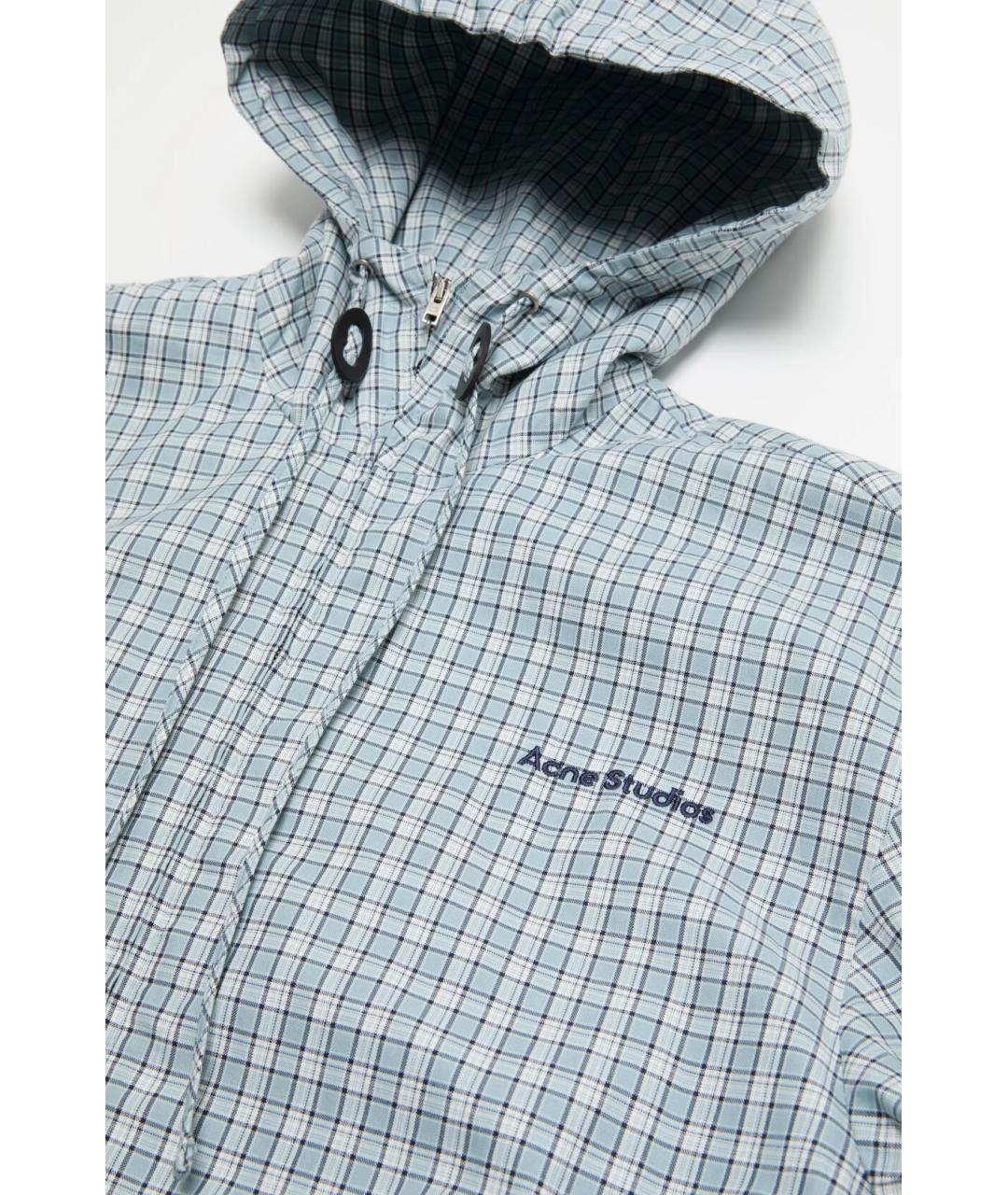 ACNE STUDIOS Голубая хлопковая куртка, фото 3