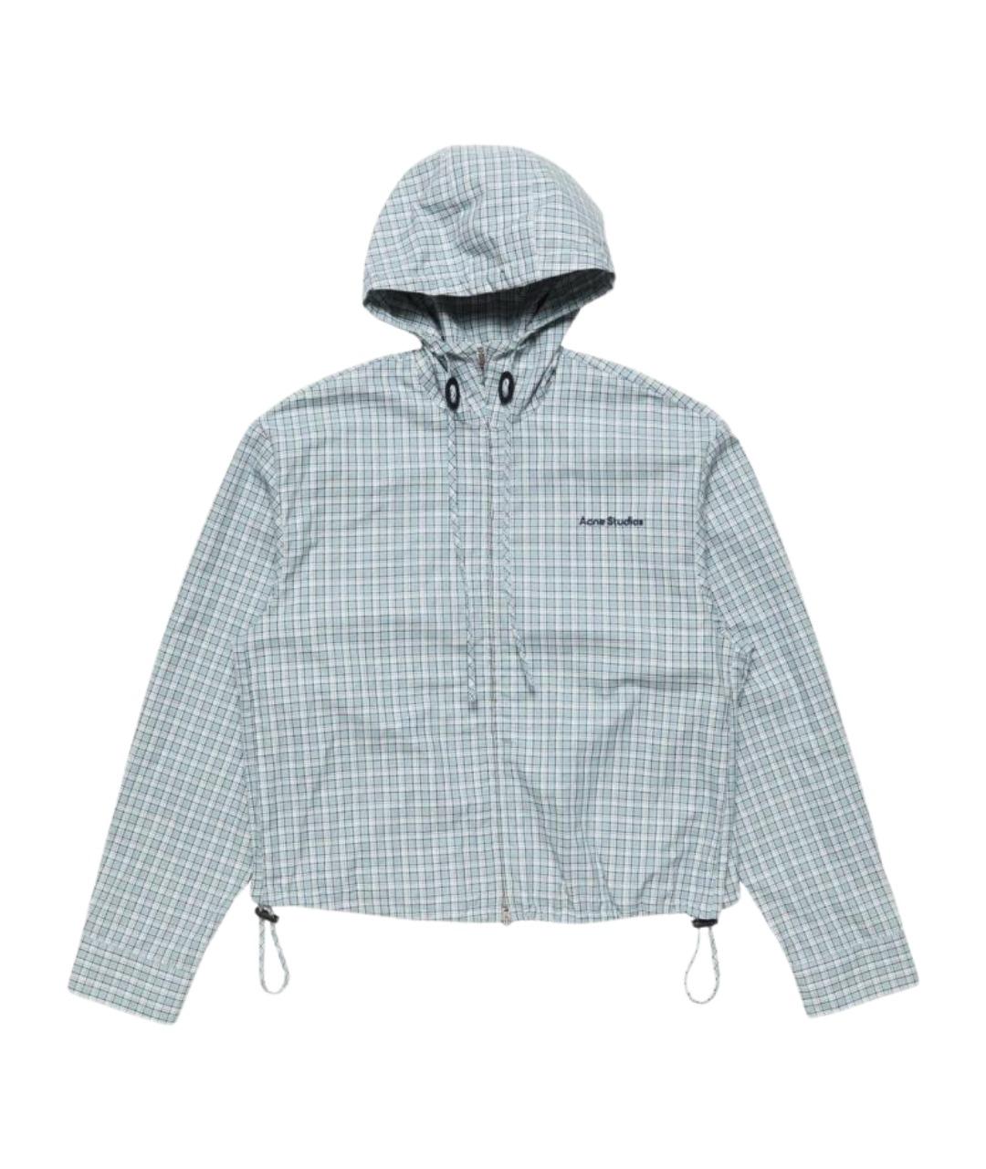 ACNE STUDIOS Голубая хлопковая куртка, фото 1