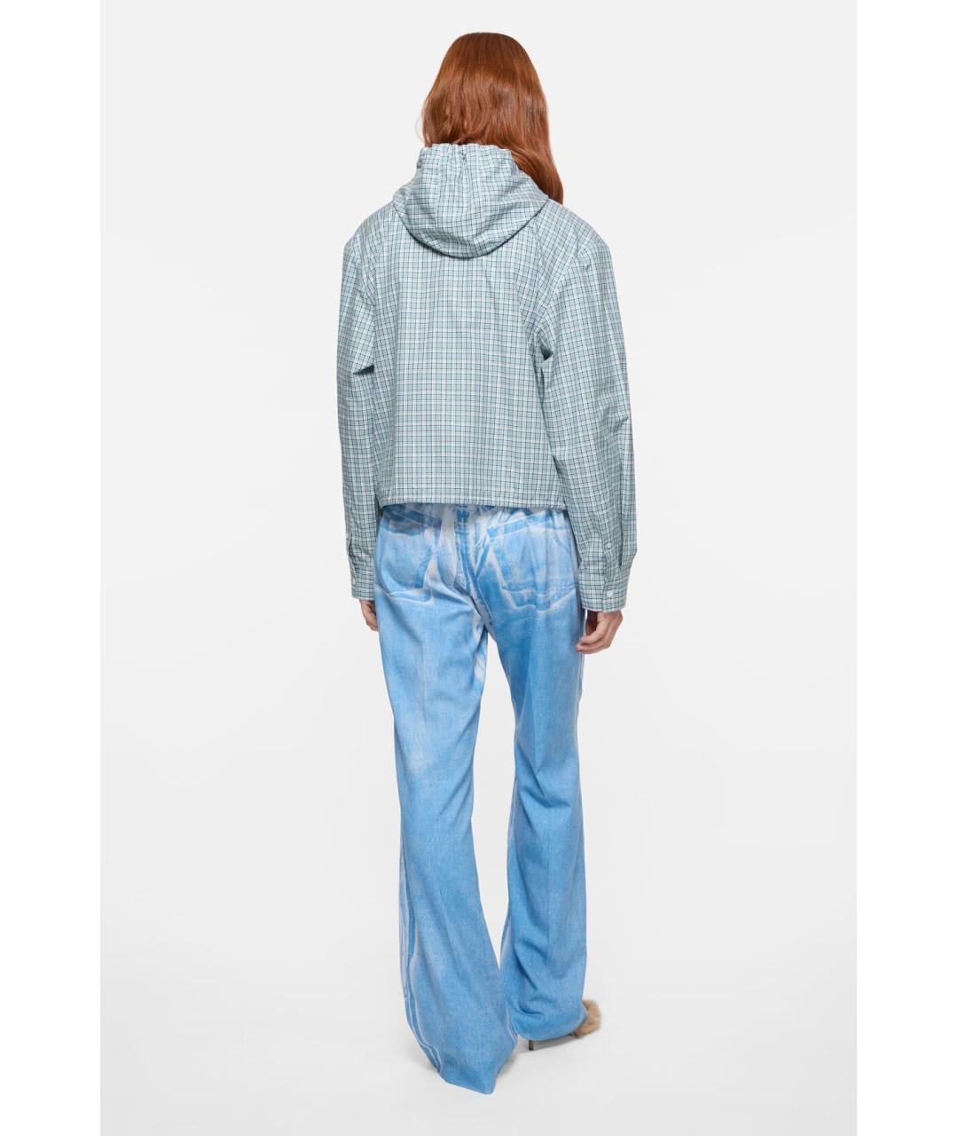 ACNE STUDIOS Голубая хлопковая куртка, фото 6