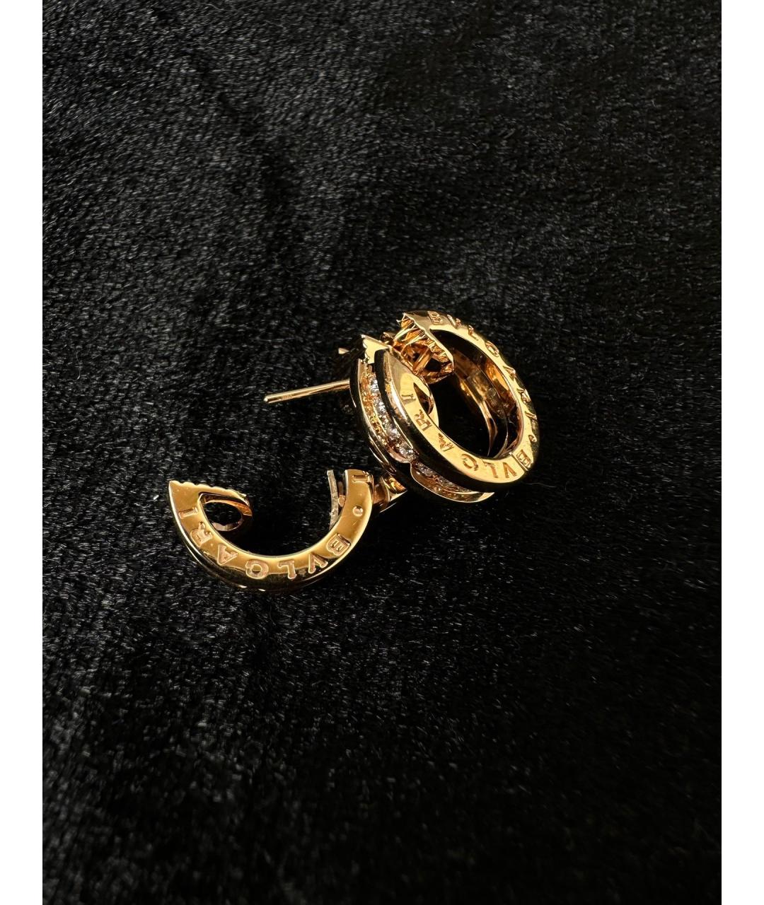 BVLGARI Золотые серьги из розового золота, фото 7