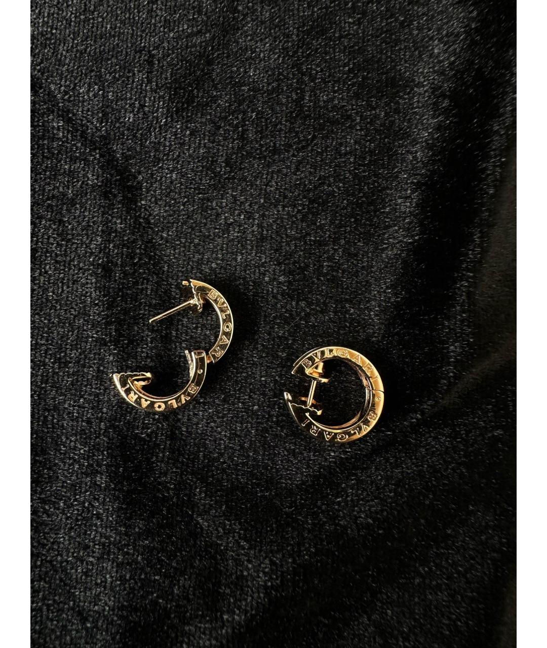 BVLGARI Золотые серьги из розового золота, фото 6