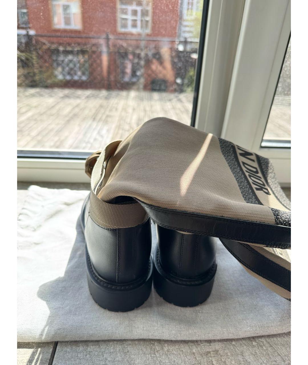 CHRISTIAN DIOR Черные сапоги, фото 4