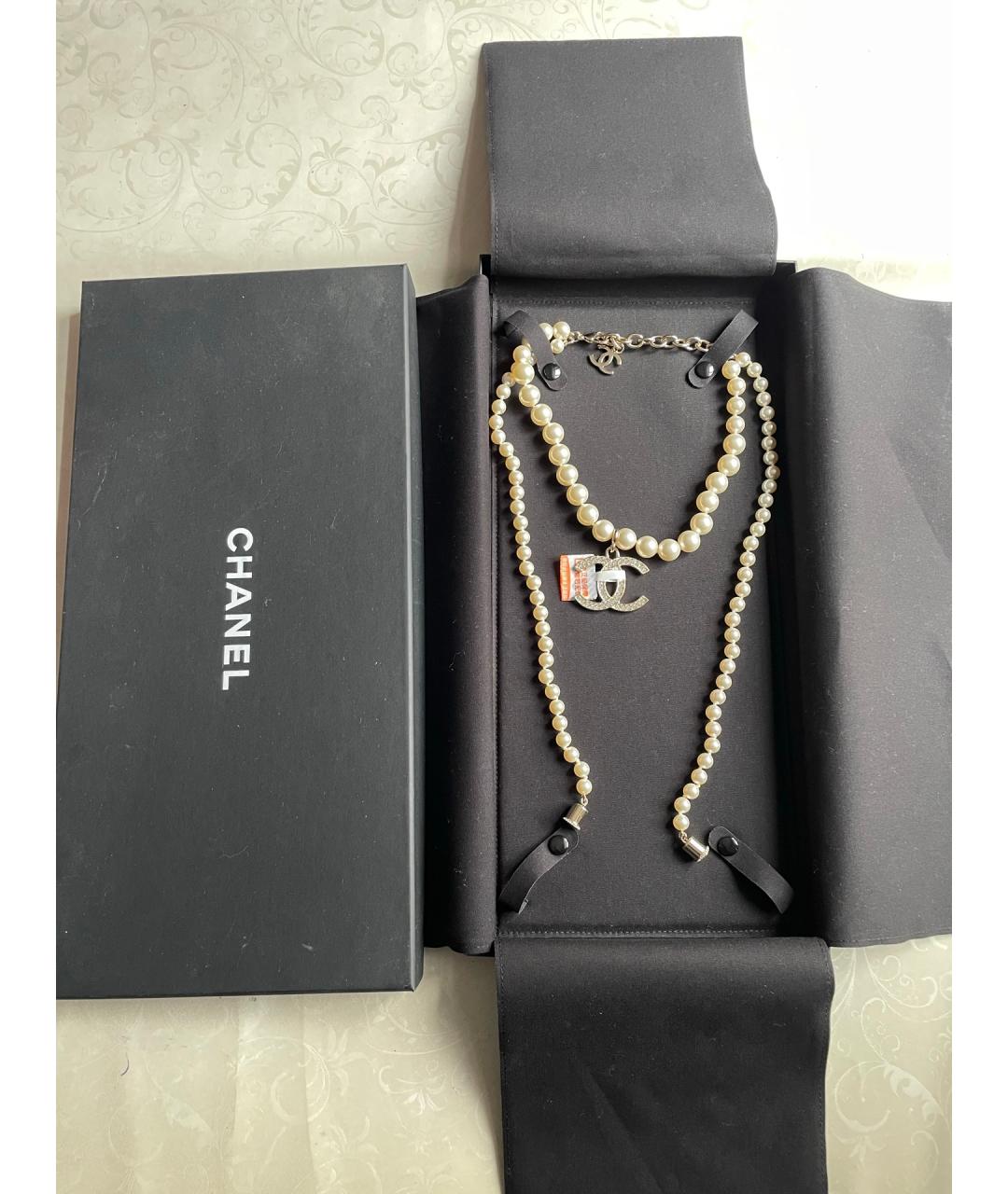 CHANEL Бежевое колье, фото 2