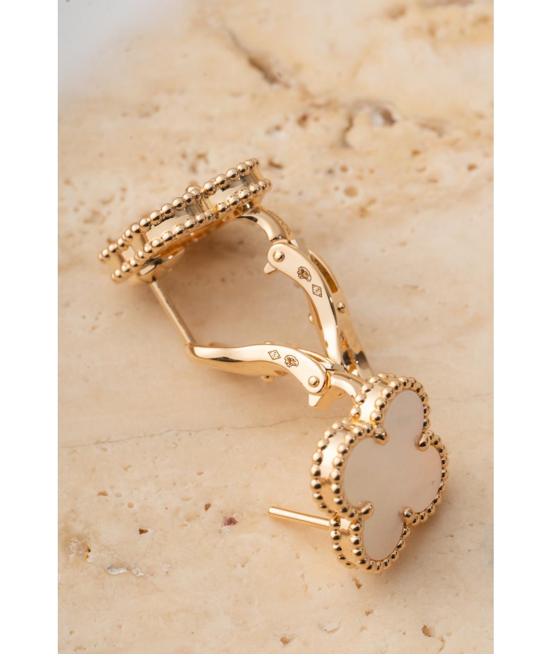 VAN CLEEF & ARPELS Золотые серьги из желтого золота, фото 4