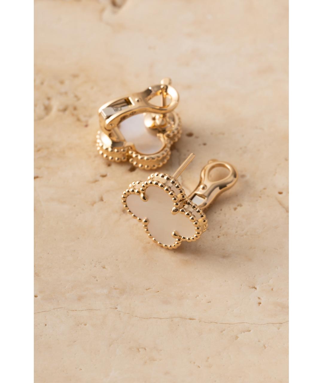 VAN CLEEF & ARPELS Золотые серьги из желтого золота, фото 5
