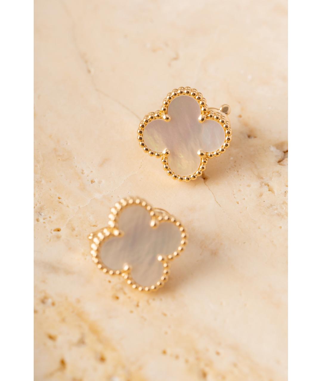 VAN CLEEF & ARPELS Золотые серьги из желтого золота, фото 6