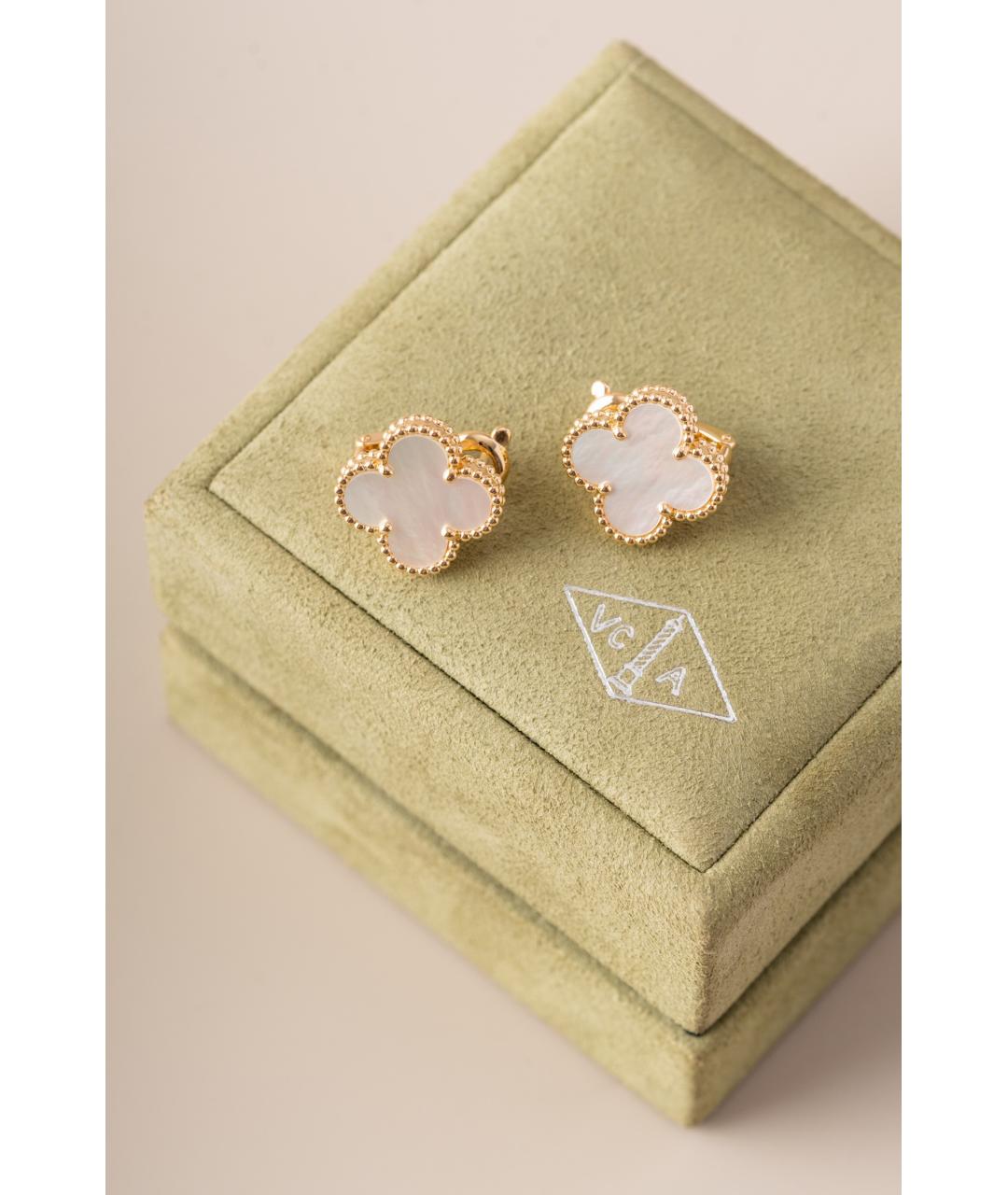 VAN CLEEF & ARPELS Золотые серьги из желтого золота, фото 3