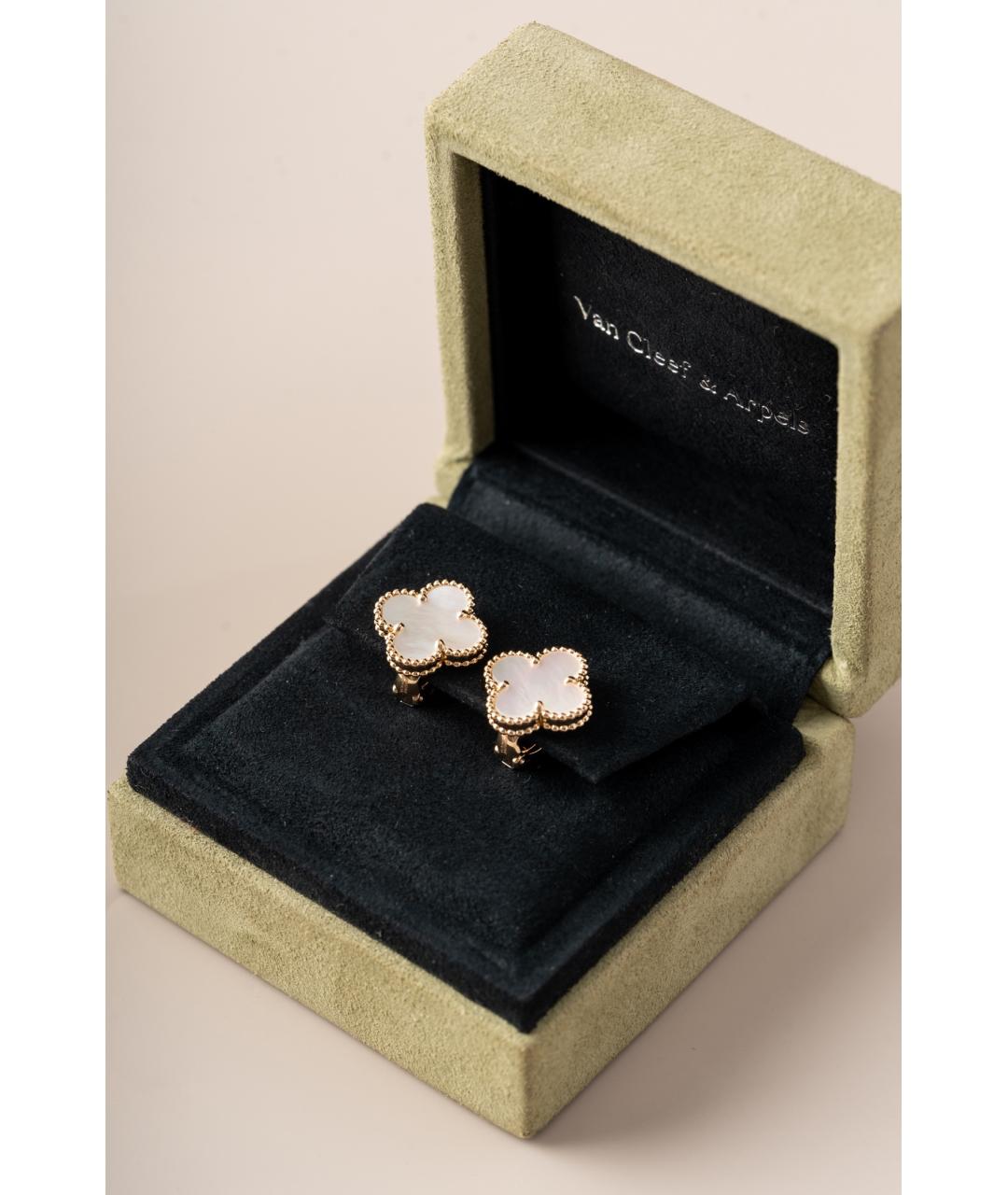 VAN CLEEF & ARPELS Золотые серьги из желтого золота, фото 2