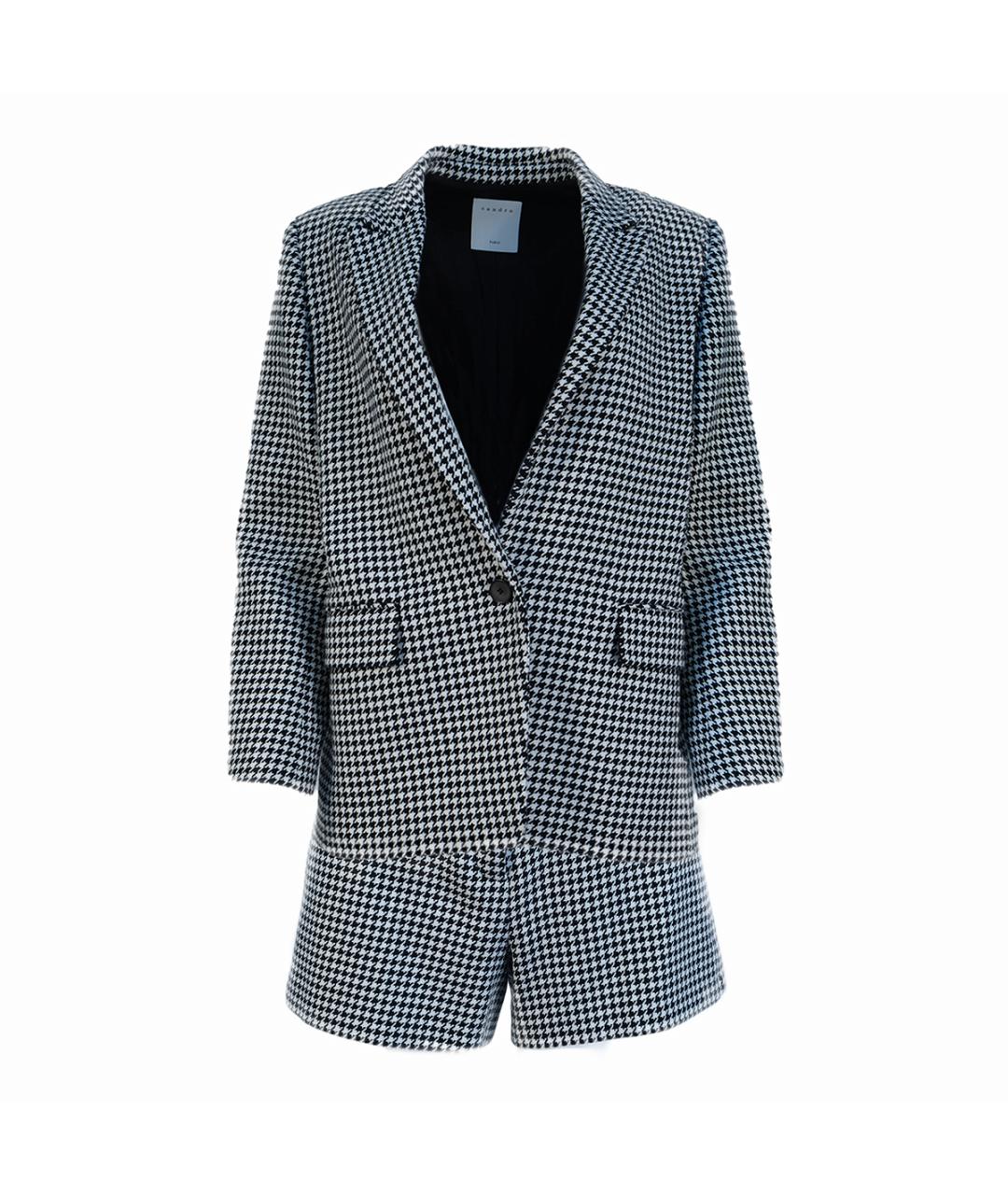 SANDRO Серый хлопковый костюм с юбками, фото 10