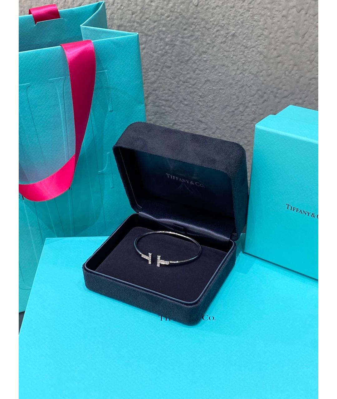 TIFFANY&CO Серебрянный браслет из белого золота, фото 4