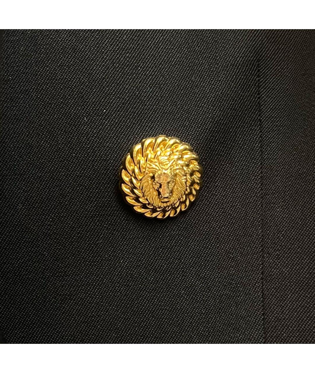 BALMAIN Черный шерстяной жакет/пиджак, фото 4