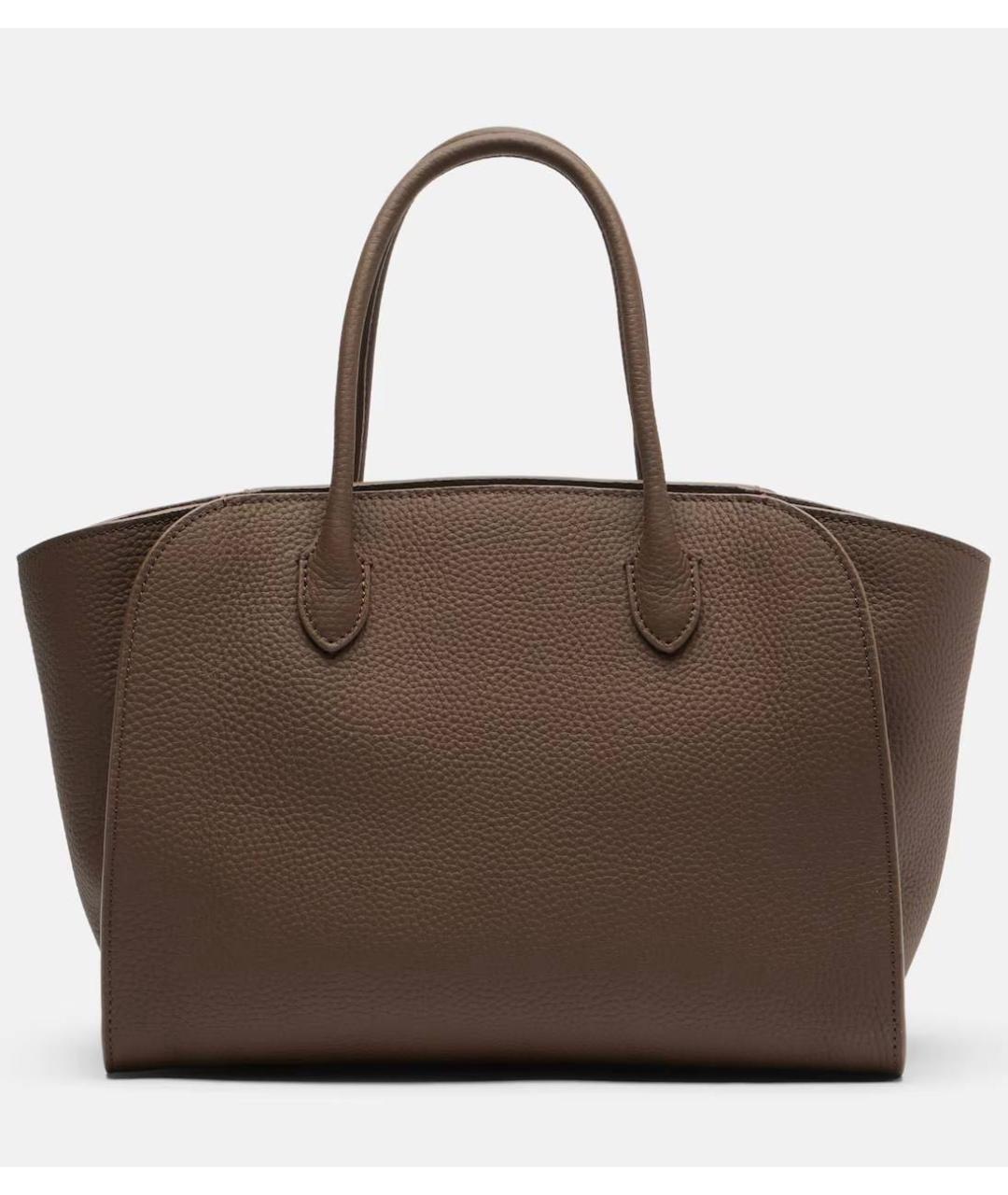 THE ROW Коричневая кожаная сумка тоут, фото 9