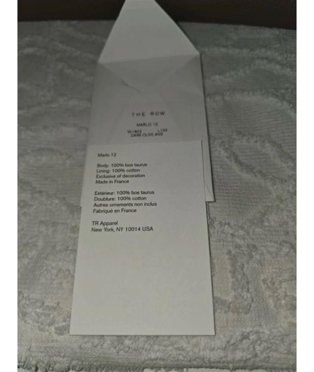 THE ROW Коричневая кожаная сумка тоут, фото 5