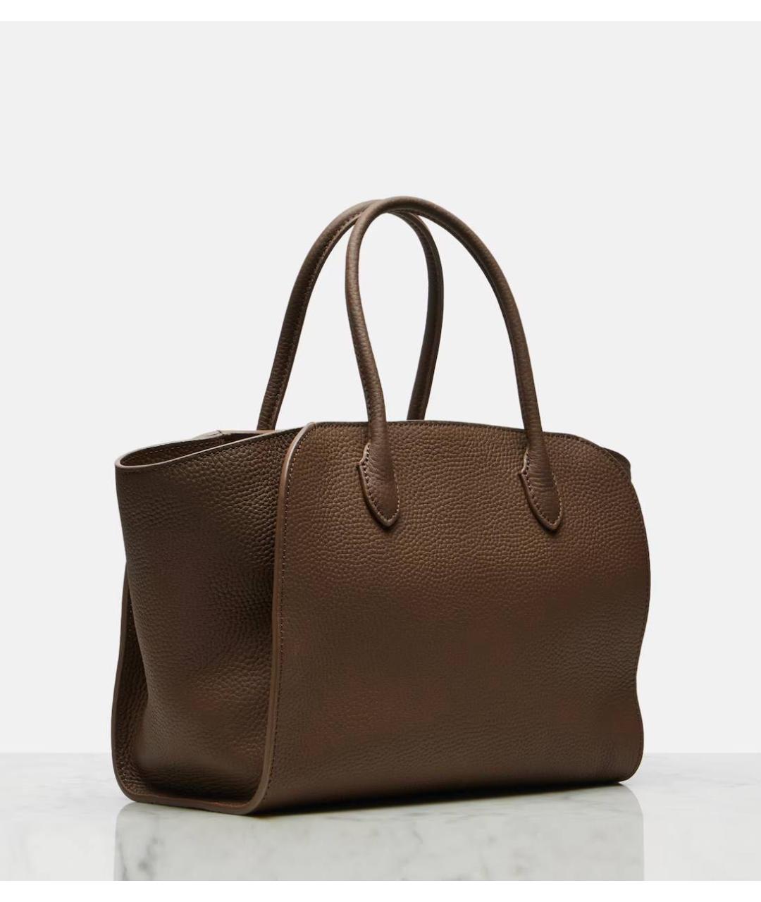 THE ROW Коричневая кожаная сумка тоут, фото 2